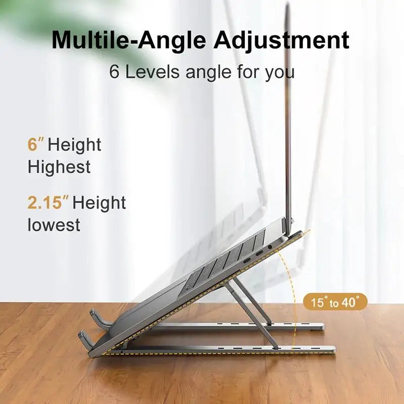 Nomad Desk™ – Adjustable & Foldable Laptop Stand for 11-15.6" Devices