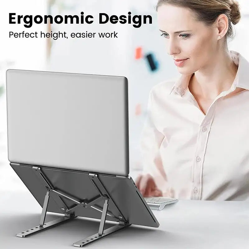 Nomad Desk™ – Adjustable & Foldable Laptop Stand for 11-15.6" Devices