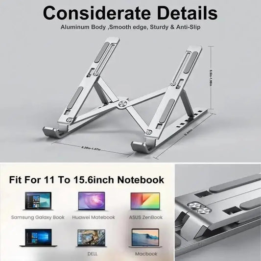 Nomad Desk™ – Adjustable & Foldable Laptop Stand for 11-15.6" Devices